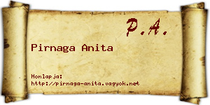 Pirnaga Anita névjegykártya